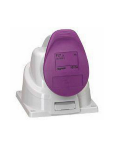 Socle Prise saillie fixe P17 IP44 32A 20V~ à 25V~ 2 Pôles LEGRAND 055256