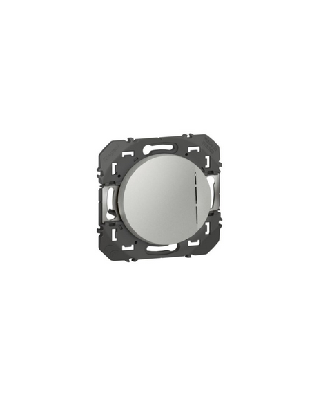 Interrupteur ou va-et-vient avec voyant lumineux dooxie 10AX 250V~ finition alu LEGRAND 600111