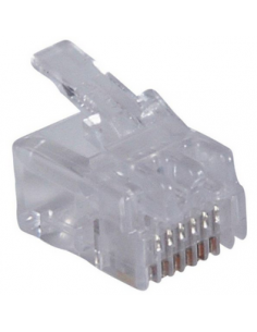 Fiche RJ12 6 contacts largeur 9,65mm pour câble rond LEGRAND 051702 2