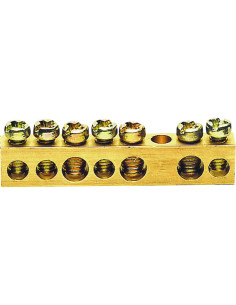Barrette sur socle 49mm 3X16-4X10mm HAGER K142
