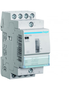 Relais de commande 16A 2F+2O 24V HAGER ERD418 2