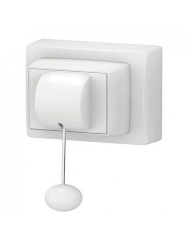 Va-et-vient à tirage Appareillage saillie complet blanc LEGRAND 086019