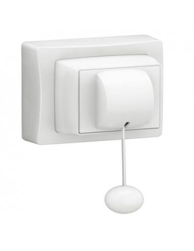 Va-et-vient à tirage Appareillage saillie complet blanc LEGRAND 086019