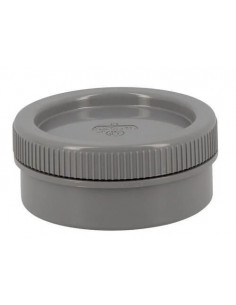 Tampon de visite avec bouchon PVC mâle-femelle diamètre 100 mm NICOLL FT