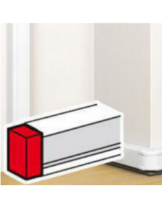 Embout pour goulotte à clippage direct Mosaic 50x105mm blanc LEGRAND 075612 2
