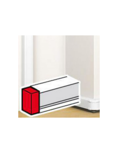 Embout pour goulotte à clippage direct Mosaic 50x105mm blanc LEGRAND 075612