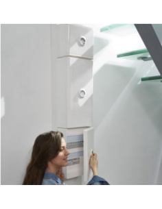 Goulotte GTL DRIVIA 13 Premium 65x250mm avec couvercle complet longueur réglable 2,45m à 2,60m LEGRAND 030037 2