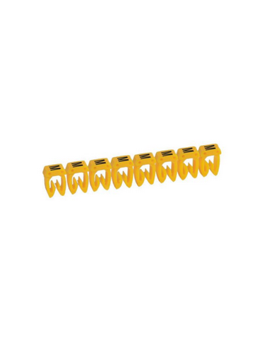 300 Repères CAB 3 pour filerie 1,5mm² à 2,5mm² avec lettre majuscule M LEGRAND 038342