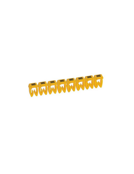 300 Repères CAB 3 pour filerie 1,5mm² à 2,5mm² avec lettre majuscule M LEGRAND 038342