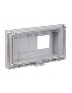 Fenêtre à volet IP55 montage à travers porte 10 modules Prisma SCHNEIDER 14210 2