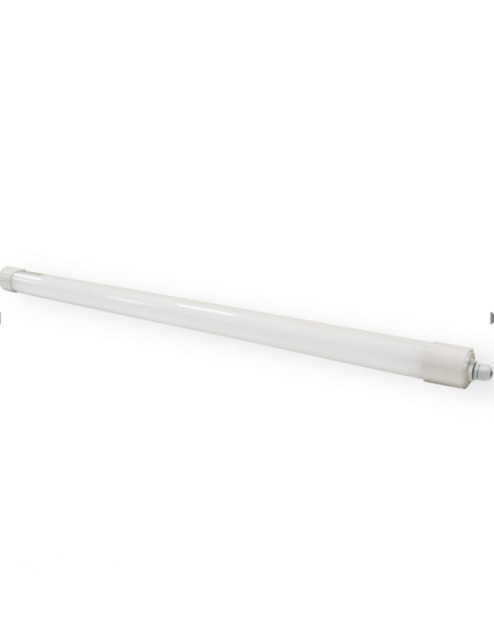 Boitier Étanche TUBA LIGHT LED Intégrée 36 Watts 4000K IP65 1335mm Traversant T 1300 X 65mm MIIDEX VISION-EL 75861