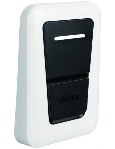 Witty one accessoire-Couvercle de finition blanc traffic pour borne witty XVR1xx HAGER XVS130