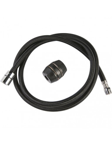 Flexible de cuisine noir F1/2 M15x100 DELABIE 835T1
