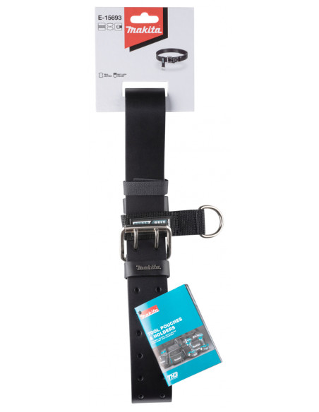 Ceinture Cuir noire HeavyWeight MAKITA E-15693
