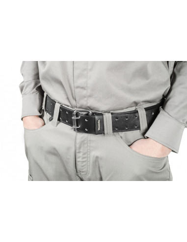 Ceinture Cuir noire HeavyWeight MAKITA E-15693