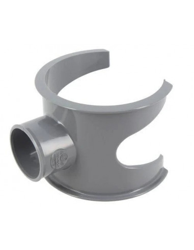 Selle de branchement 90° pour extension du réseau PVC mâle-femelle diamètre 100/40mm NICOLL SL104