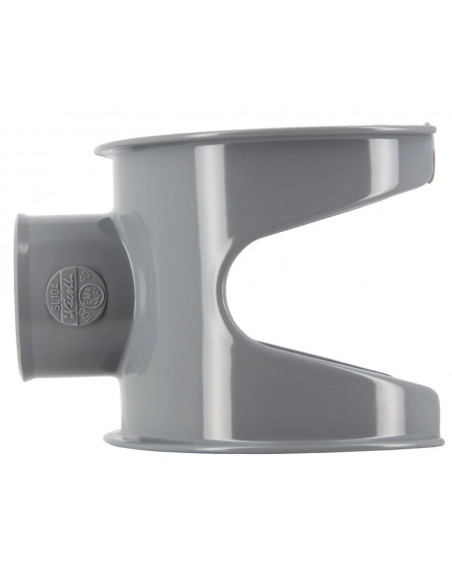 Selle de branchement 90° pour extension du réseau PVC mâle-femelle diamètre 100/40mm NICOLL SL104