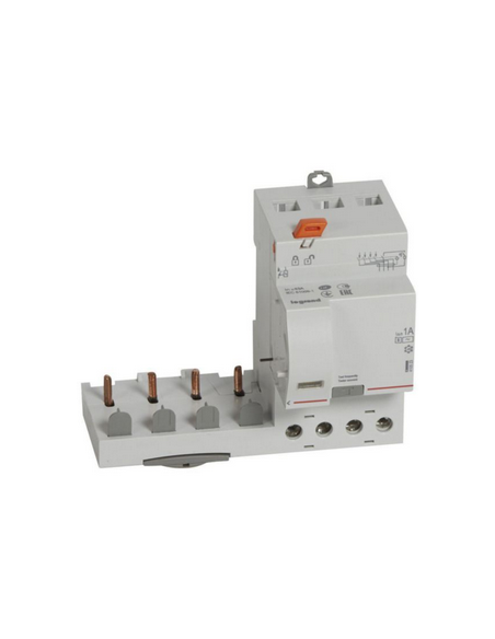 Bloc Différentiel Adaptable DX3 VIS 4 Pôles 400V 63A TYPE AC 1000MA Sélectif LEGRAND 410523