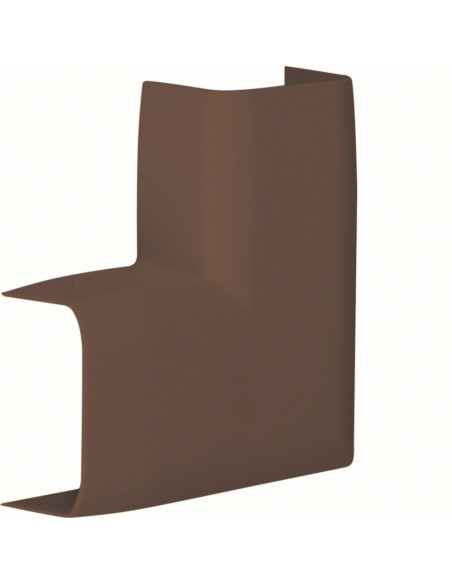 Angle Plat Marron pour moulure ATA 12mm x 20 HAGER ATA122058014