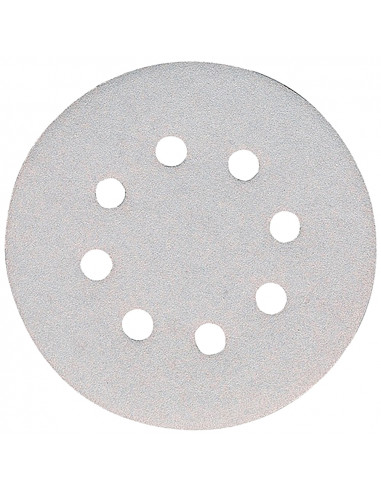 10 Disques abrasifs Ø 125 mm auto-agrippant 8 trous (multi-matériaux) Grain 120 MAKITA P-33386