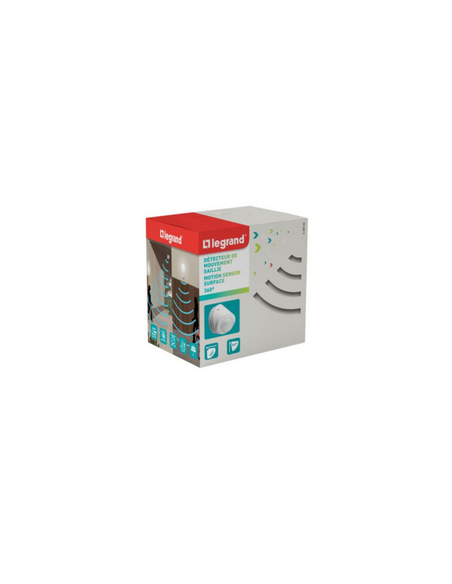 Détecteur de mouvement autonome ECO1 3 fils avec neutre IP55 en saillie LEGRAND 048946