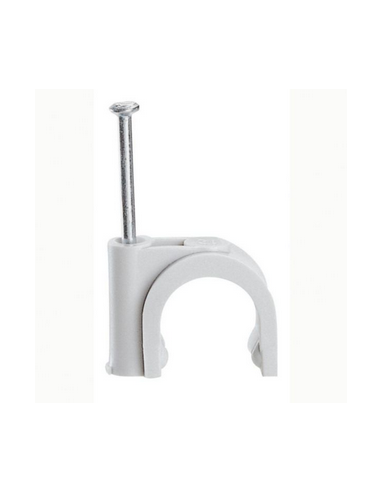 40 Attaches Fixfor grise RAL7035 pour câble rond Ø22mm LEGRAND 031535