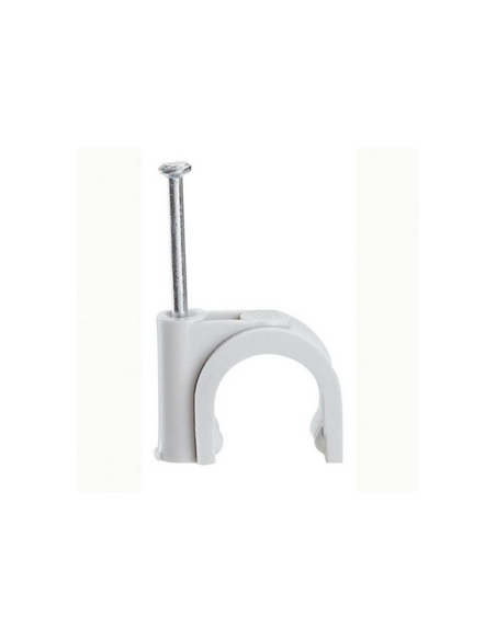 40 Attaches Fixfor grise RAL7035 pour câble rond Ø22mm LEGRAND 031535