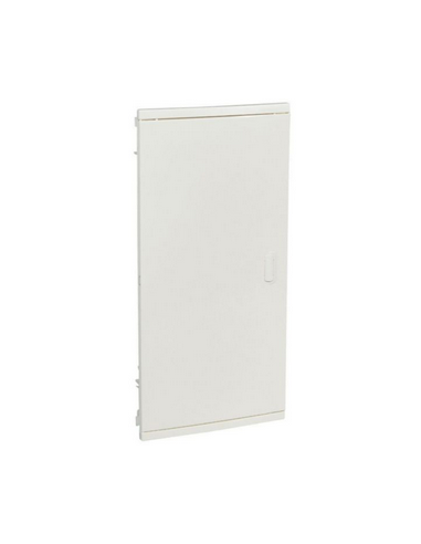 Coffret modulaire encastré 4 rangées 48+8 modules avec porte isolante galbée blanche LEGRAND 001514