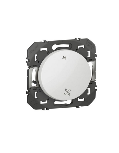 Interrupteur commande VMC Dooxie finition blanc LEGRAND 600007