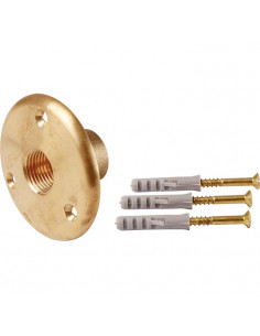 Applique sortie de cloison laiton F 1/2" M 1/2" Watts industries 006503