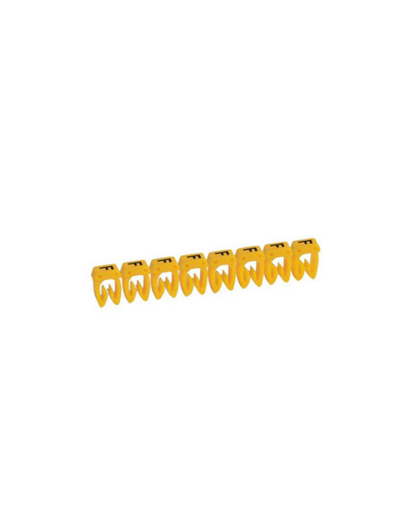 300 Repères CAB 3 pour filerie 0,5mm² à 1,5mm² et blocs de jonction avec lettre majuscule F LEGRAND 038305