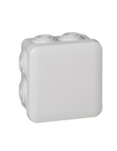 Boîte de dérivation carrée Plexo dimensions 80x80x45mm gris RAL7035 LEGRAND 094517 2
