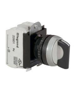 Bouton tournant non lumineux à manette IP69 Osmoz complet 3 positions fixes LEGRAND 023731