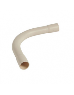 Cintre grand rayon 90° IP44 Ø16mm et rayon 55mm sable RAL1015 LEGRAND 06241