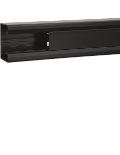 Goulotte appareillable queraz enclipsage direct h 85mm x p 56mm L200mm PVC noire HAGER GBD5008509011 2