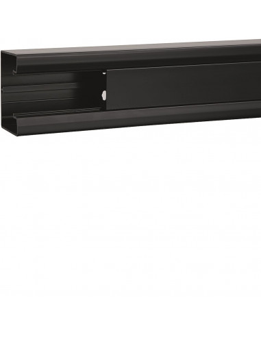 Goulotte appareillable queraz enclipsage direct h 85mm x p 56mm L200mm PVC noire HAGER GBD5008509011