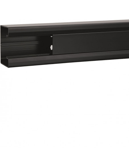 Goulotte appareillable queraz enclipsage direct h 85mm x p 56mm L200mm PVC noire HAGER GBD5008509011