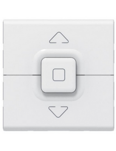 Interrupteur de volets roulants 500W maximum Mosaic 2 modules blanc LEGRAND 077026