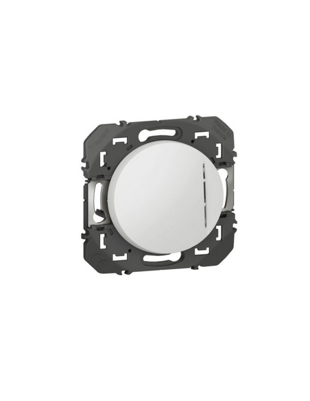 Poussoir simple avec voyant lumineux Dooxie 6A 250V~ finition blanc LEGRAND 600016