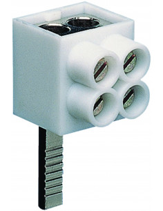 Borne de raccordement 1 Pôle languette 2 câbles 16mm² HAGER KF82A 2