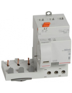Bloc différentiel adaptable à vis DX³ pour disjoncteur 1 module par pôle 3 Pôles 400V~ 40A type AC 300mA LEGRAND 410474 2