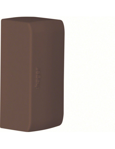 Embout Marron pour moulure Ateha 20x50mm HAGER ATA205068014