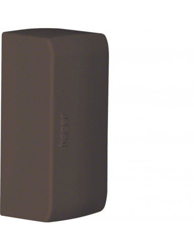 Embout Marron pour moulure Ateha 20x50mm HAGER ATA205068014