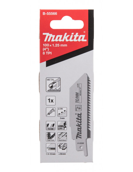 Lame courte pour fonte 100x1,25mm MAKITA B-55566