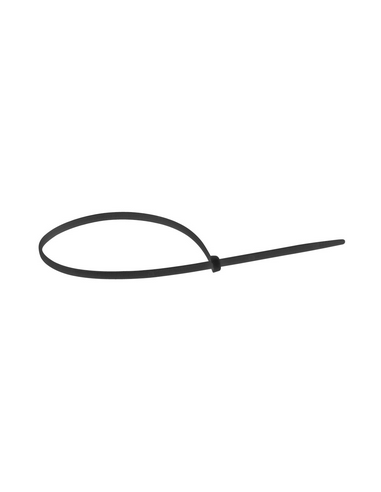 100 Colliers Colring noir à dentures intérieures largeur 4,6mm et longueur à plat 180mm LEGRAND 032022