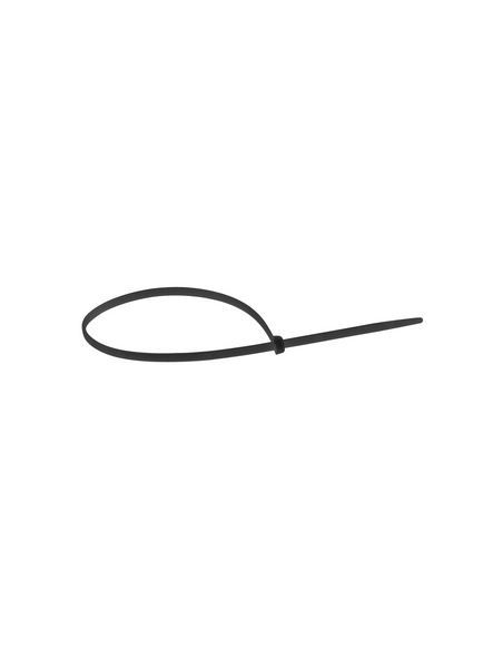 100 Colliers Colring noir à dentures intérieures largeur 4,6mm et longueur à plat 180mm LEGRAND 032022