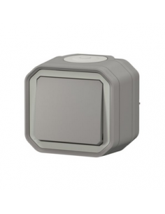 Poussoir NO Plexo complet saillie gris LEGRAND 070009 2