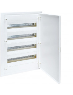 Coffret encastré 4 rangées 72 Modules porte opaque HAGER VF418PR 2