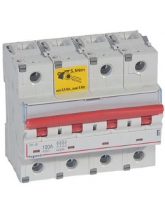 Interrupteur-sectionneur DX3-IS à déclenchement 4 Pôles 400V 100A 6 modules LEGRAND 406546 2