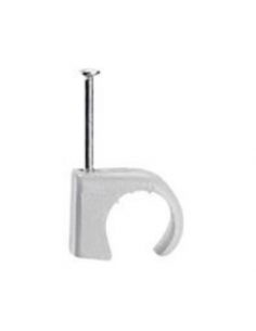 Cavaliers Multifix x 100 souples pour câble Ø5mm à Ø7 mm boîte brochable gris LEGRAND 098315